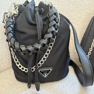 SOLD - AUTHENTIC Prada Black Nylon Bag/Pouch